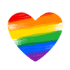 Welcome rainbow heart
